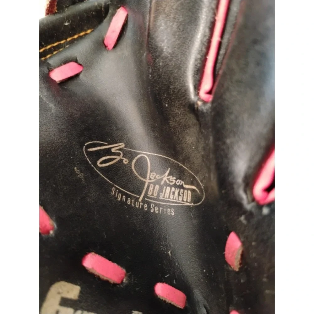 Franklin Baseball Glove‎ Black Bo Jackson 4621 Signature Series Youth Leather